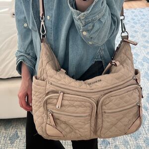 MZ Wallace Mushroom Crosby Travel bag